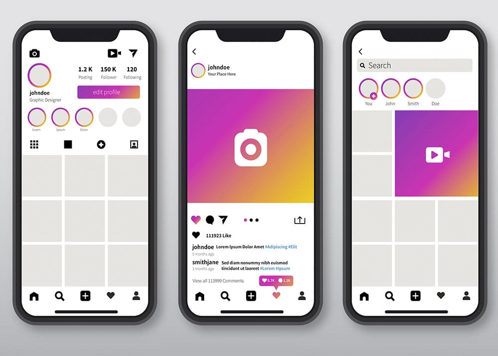 Контент Instagram